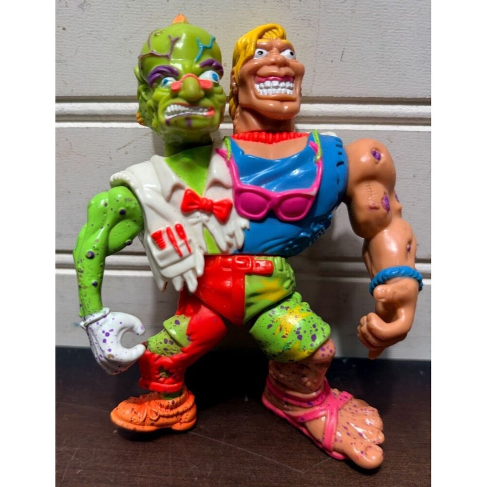 Vintage 1991 Toxic Crusaders HEADBANGER Action Figure Troma Inc Playmates Toys
